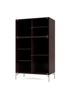 Ripple III Vitrineskab, inkl. ben fra Montana