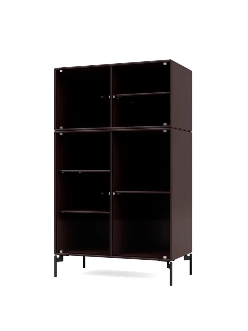 Ripple III Vitrineskab, inkl. ben fra Montana