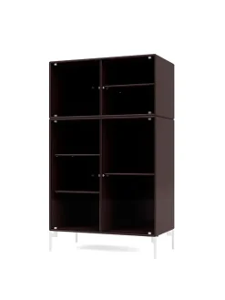 Ripple III Vitrineskab, inkl. ben fra Montana