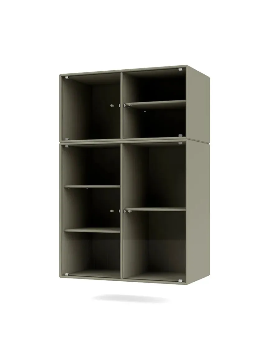 Ripple III Vitrineskab, inkl. ben fra Montana