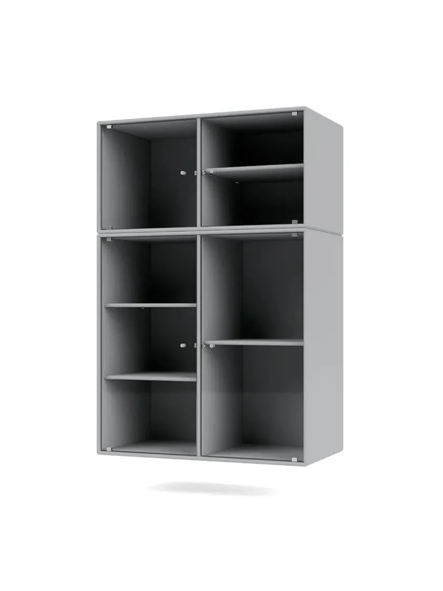 Ripple III Vitrineskab, inkl. ben fra Montana