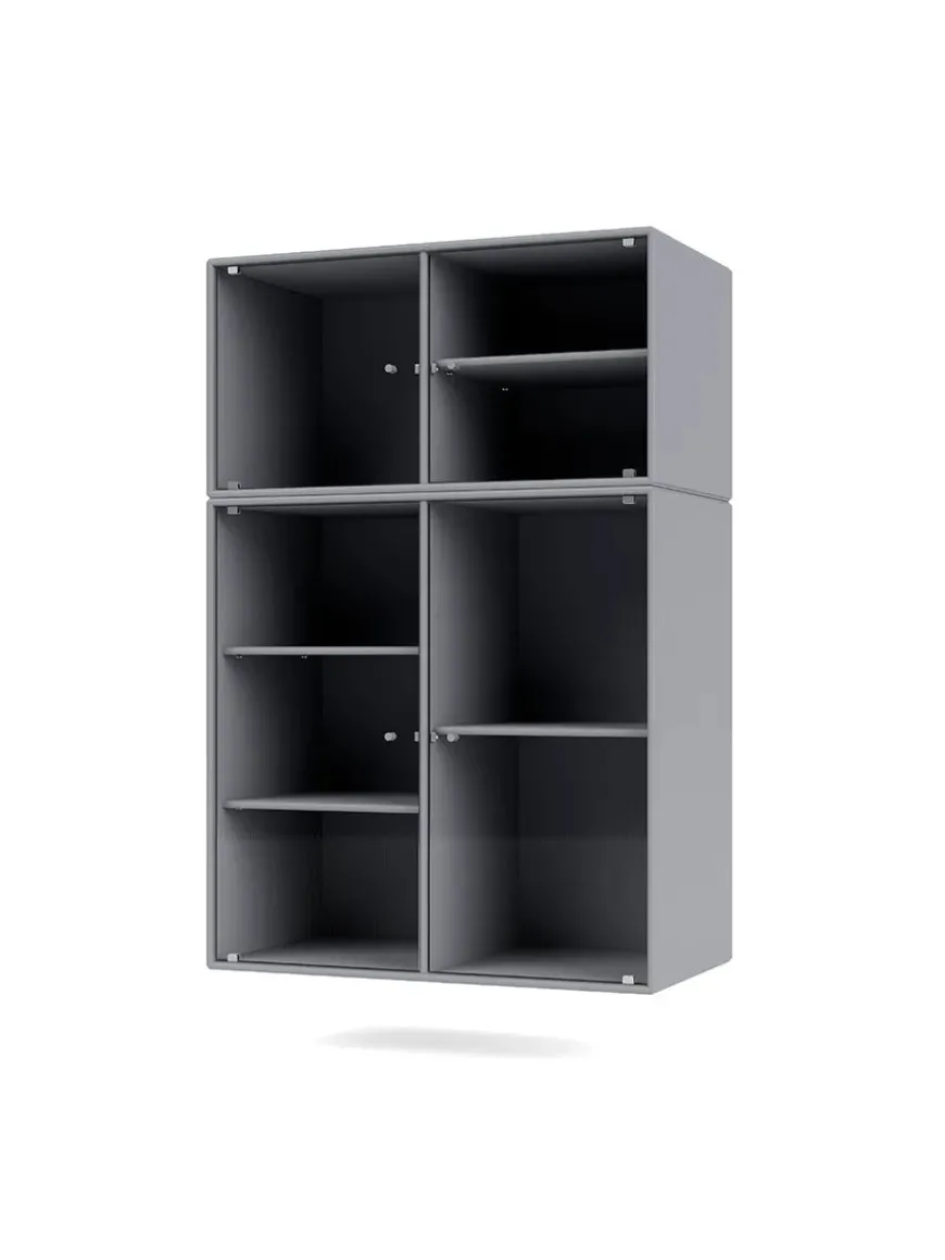 Ripple III Vitrineskab, inkl. ben fra Montana