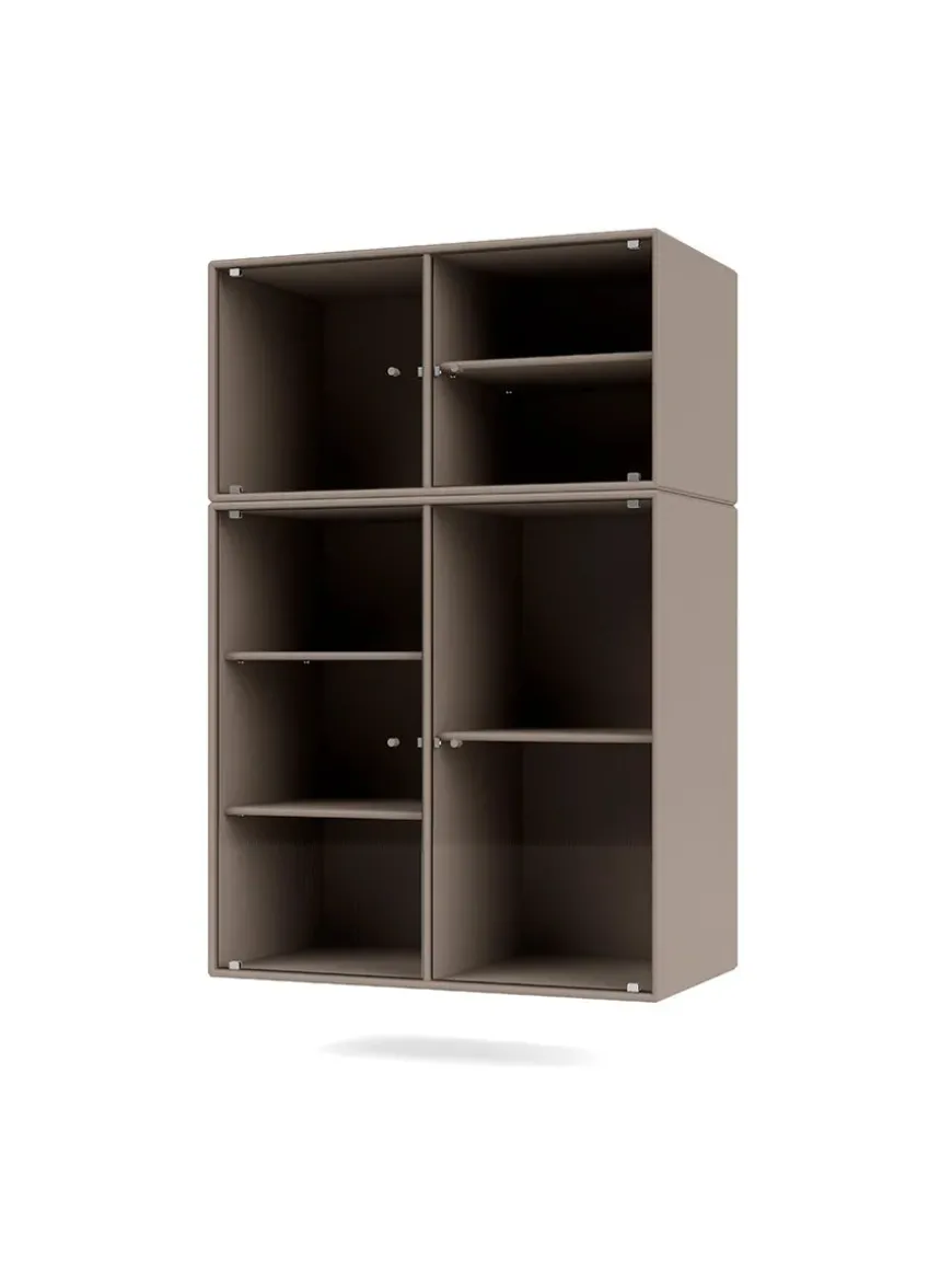 Ripple III Vitrineskab, inkl. ben fra Montana