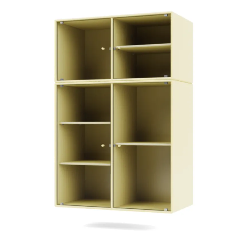 Ripple III Vitrineskab, inkl. ben fra Montana