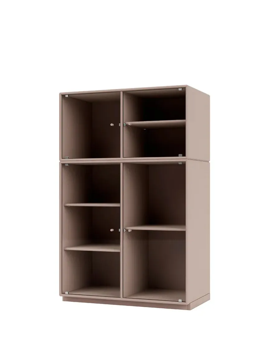 Ripple III Vitrineskab, inkl. ben fra Montana