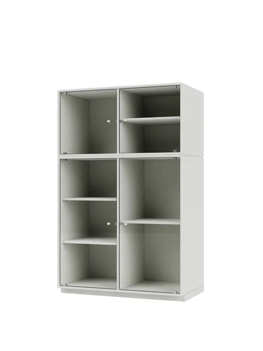 Ripple III Vitrineskab, inkl. ben fra Montana