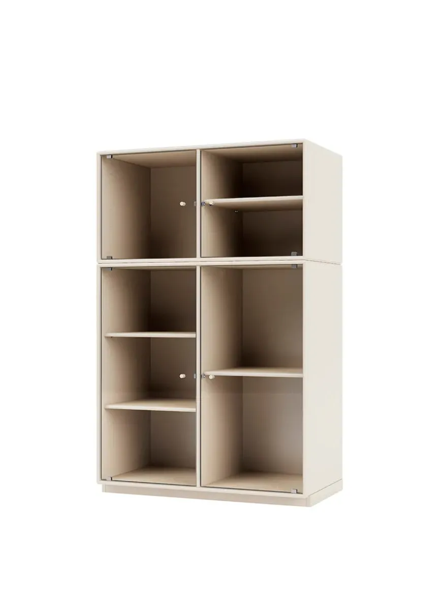 Ripple III Vitrineskab, inkl. ben fra Montana