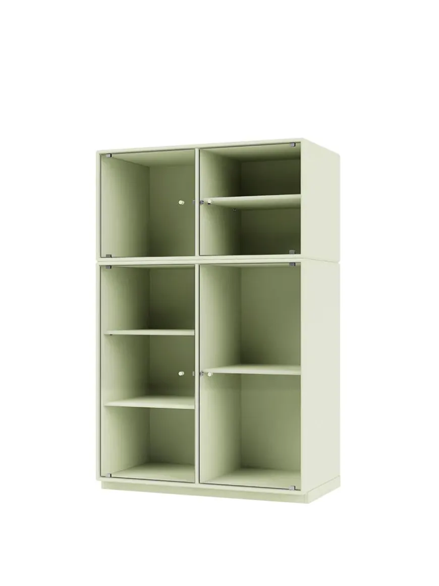 Ripple III Vitrineskab, inkl. ben fra Montana