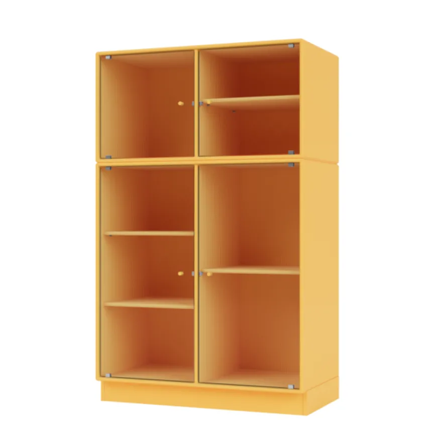 Ripple III Vitrineskab, inkl. ben fra Montana