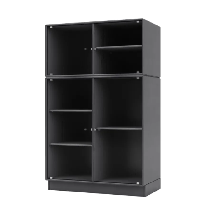 Ripple III Vitrineskab, inkl. ben fra Montana