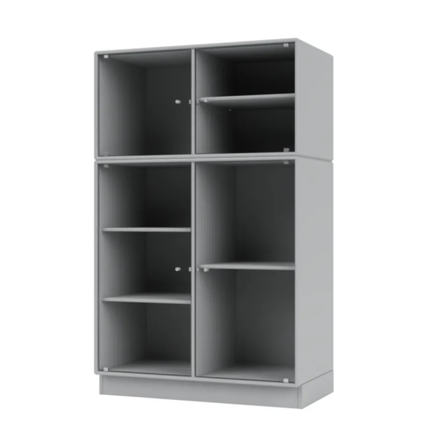 Ripple III Vitrineskab, inkl. ben fra Montana