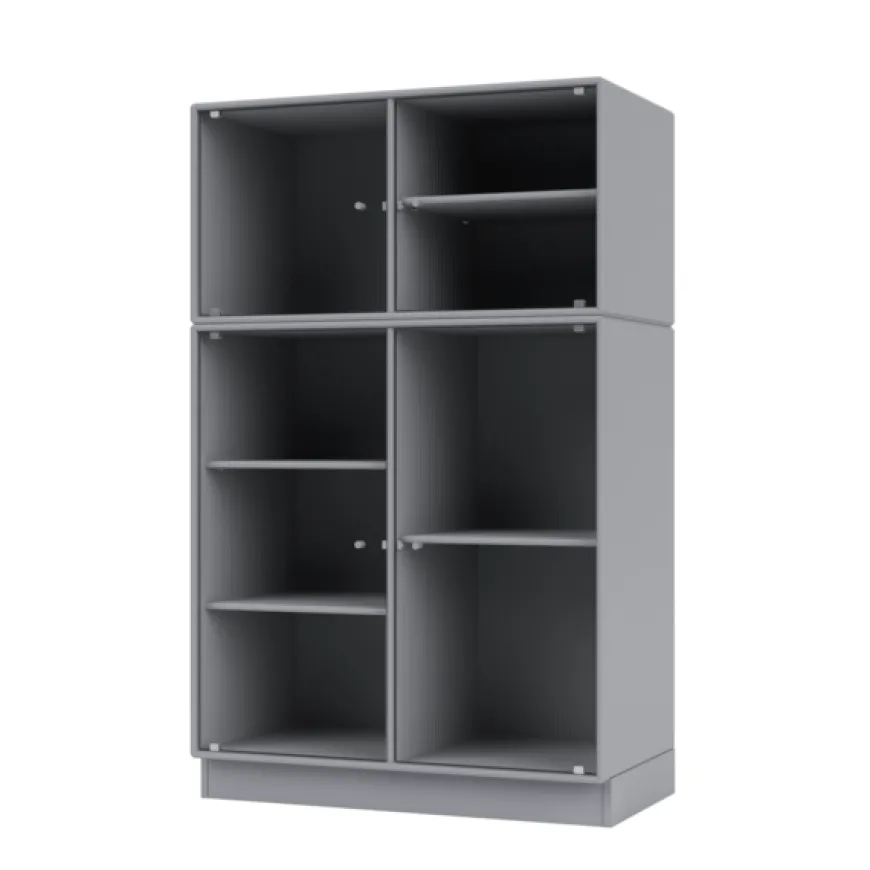 Ripple III Vitrineskab, inkl. ben fra Montana