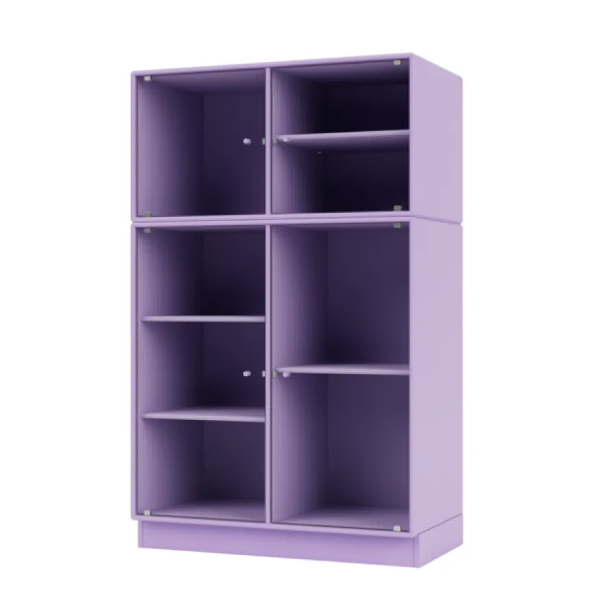 Ripple III Vitrineskab, inkl. ben fra Montana