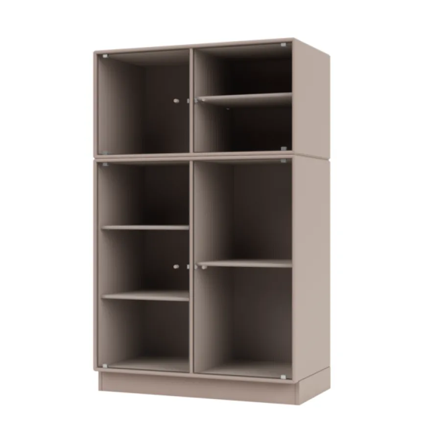 Ripple III Vitrineskab, inkl. ben fra Montana