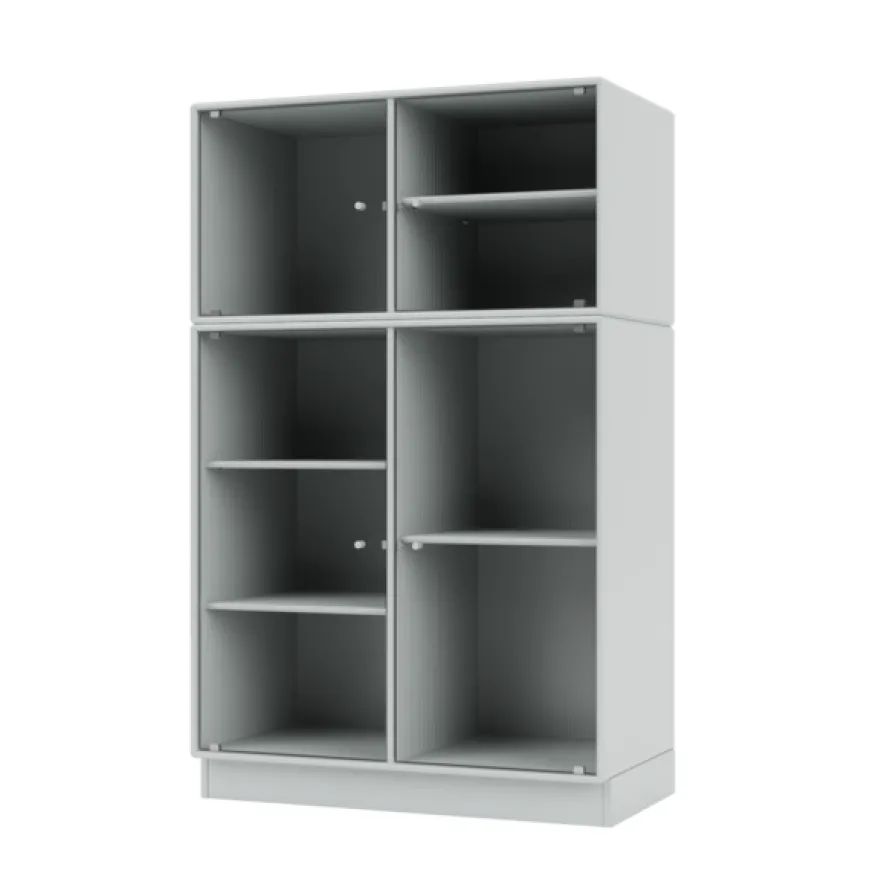 Ripple III Vitrineskab, inkl. ben fra Montana