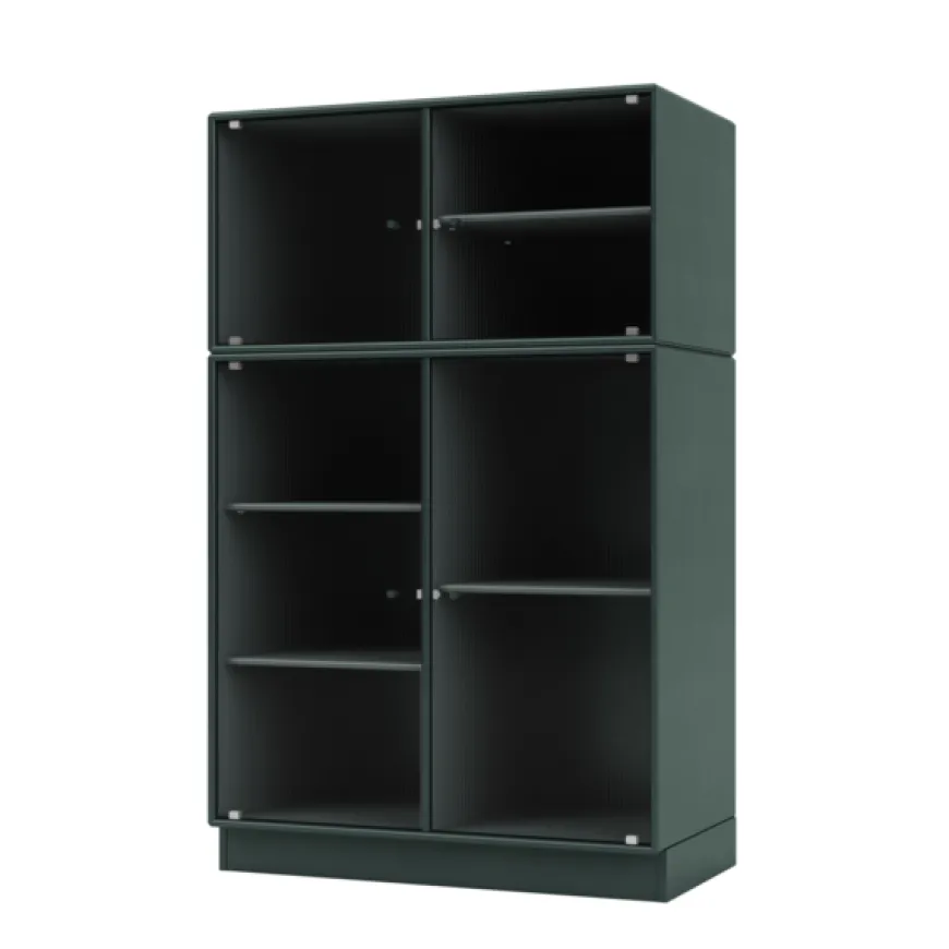 Ripple III Vitrineskab, inkl. ben fra Montana