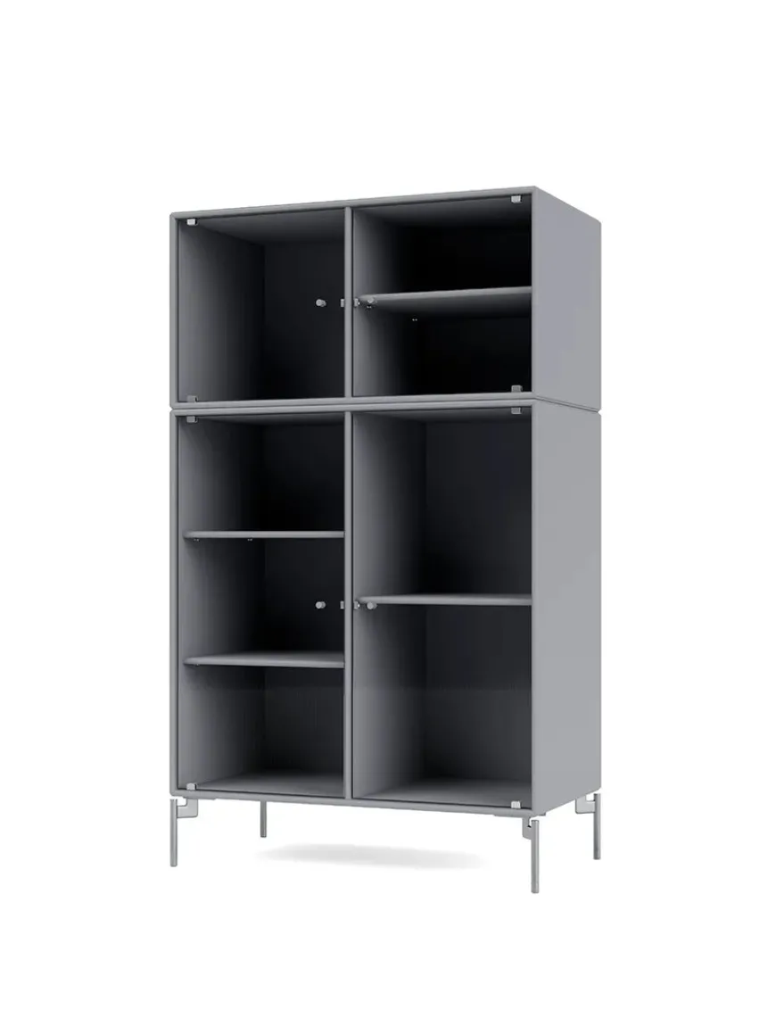 Ripple III Vitrineskab, inkl. ben fra Montana