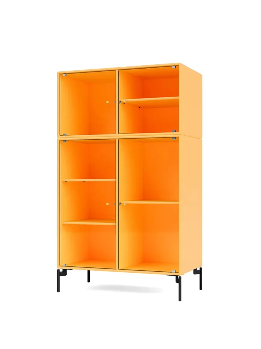 Ripple III Vitrineskab, inkl. ben fra Montana