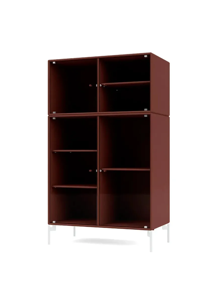 Ripple III Vitrineskab, inkl. ben fra Montana