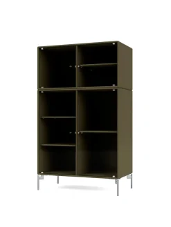 Ripple III Vitrineskab, inkl. ben fra Montana