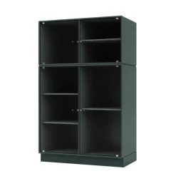 Ripple III Vitrineskab, inkl. sokkel fra Montana