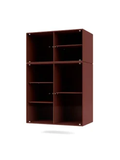 Ripple III Vitrineskab, inkl. sokkel fra Montana