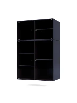 Ripple III Vitrineskab, inkl. sokkel fra Montana