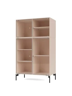 Ripple III Vitrineskab, inkl. sokkel fra Montana