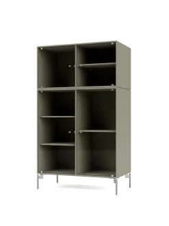 Ripple III Vitrineskab, inkl. sokkel fra Montana