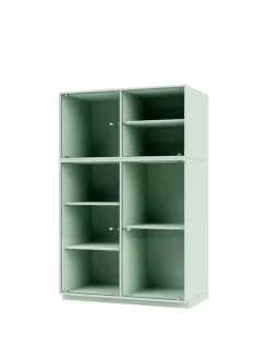 Ripple III Vitrineskab, inkl. sokkel fra Montana