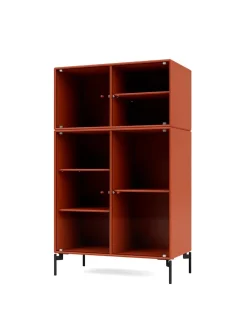 Ripple III Vitrineskab, inkl. sokkel fra Montana