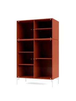 Ripple III Vitrineskab, inkl. sokkel fra Montana