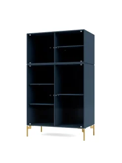 Ripple III Vitrineskab, inkl. sokkel fra Montana