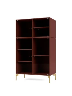 Ripple III Vitrineskab, inkl. sokkel fra Montana