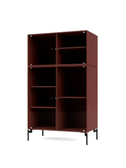 Ripple III Vitrineskab, inkl. sokkel fra Montana