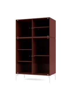 Ripple III Vitrineskab, inkl. sokkel fra Montana