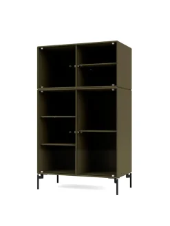 Ripple III Vitrineskab, inkl. sokkel fra Montana