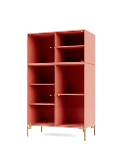 Ripple III Vitrineskab, inkl. sokkel fra Montana