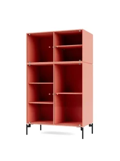 Ripple III Vitrineskab, inkl. sokkel fra Montana