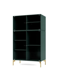 Ripple III Vitrineskab, inkl. sokkel fra Montana