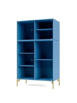 Ripple III Vitrineskab, inkl. sokkel fra Montana