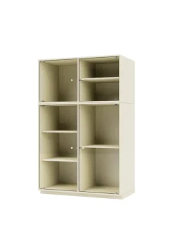 Ripple III Vitrineskab, inkl. sokkel fra Montana