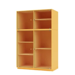 Ripple III Vitrineskab, inkl. sokkel fra Montana