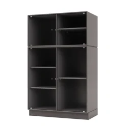 Ripple III Vitrineskab, inkl. sokkel fra Montana