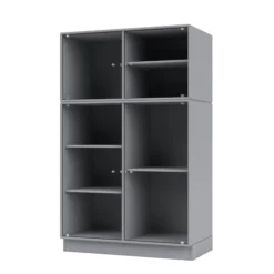 Ripple III Vitrineskab, inkl. sokkel fra Montana