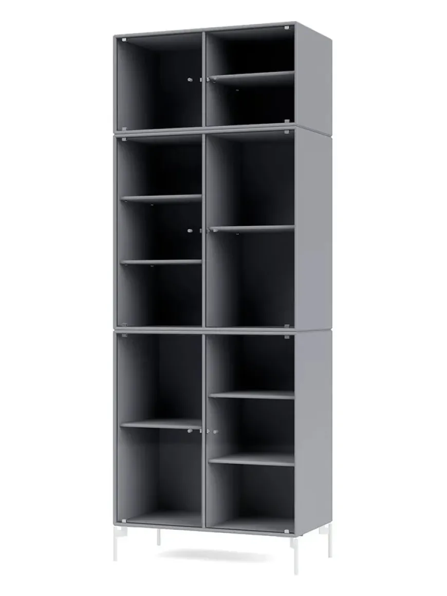 Ripple IV Vitrineskab, inkl. ben fra Montana