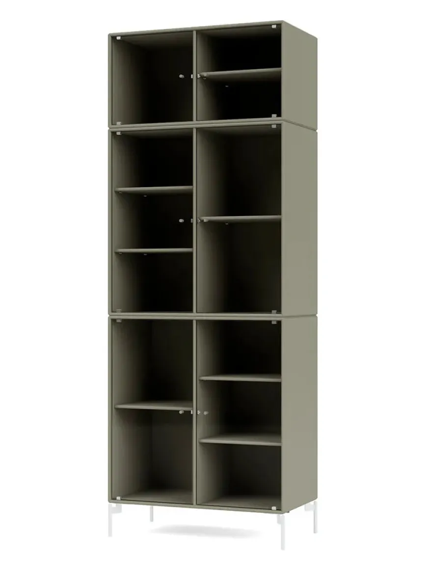 Ripple IV Vitrineskab, inkl. ben fra Montana