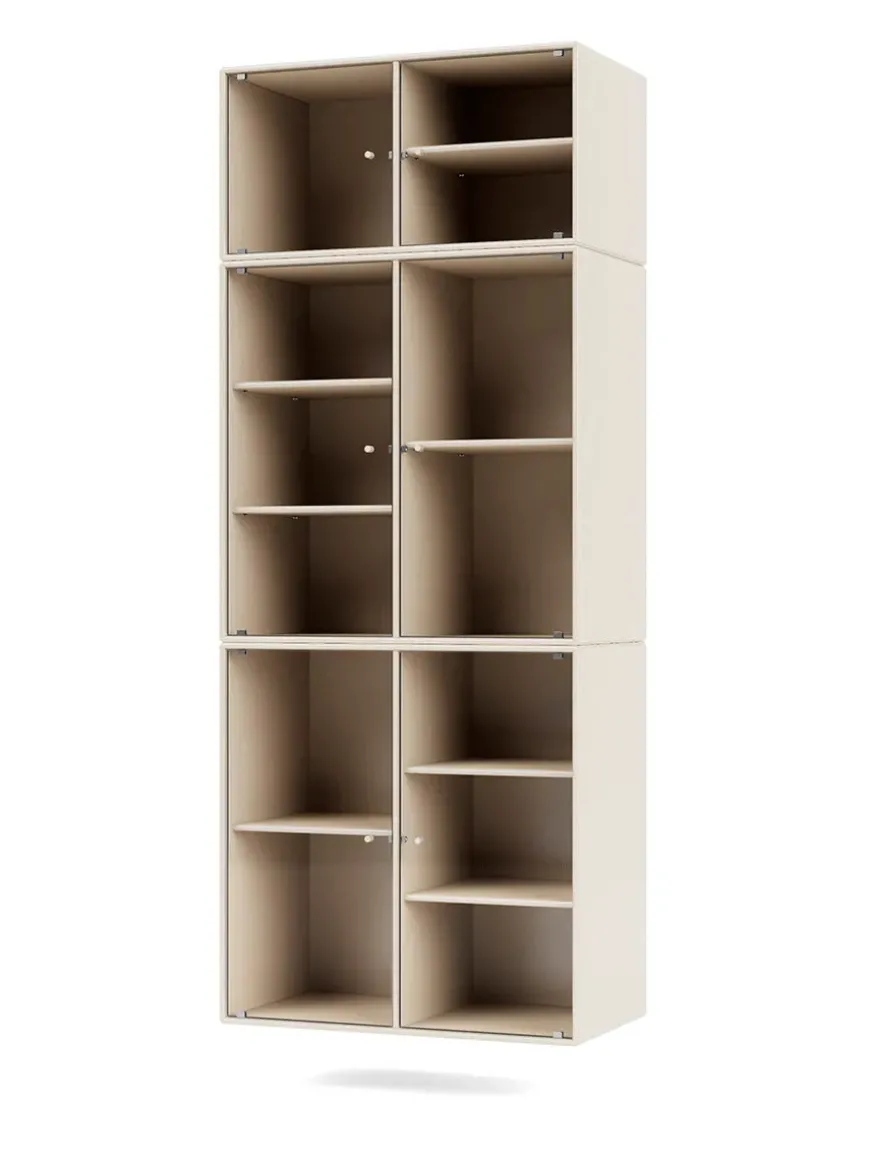 Ripple IV Vitrineskab, inkl. ben fra Montana