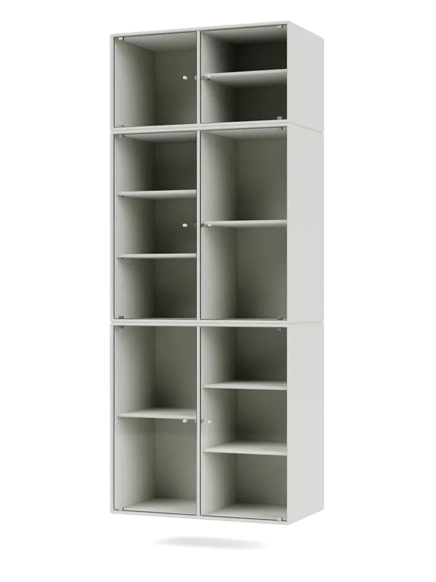 Ripple IV Vitrineskab, inkl. ben fra Montana