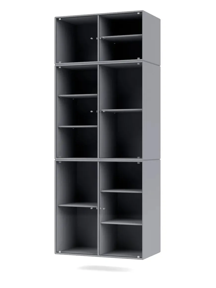 Ripple IV Vitrineskab, inkl. ben fra Montana